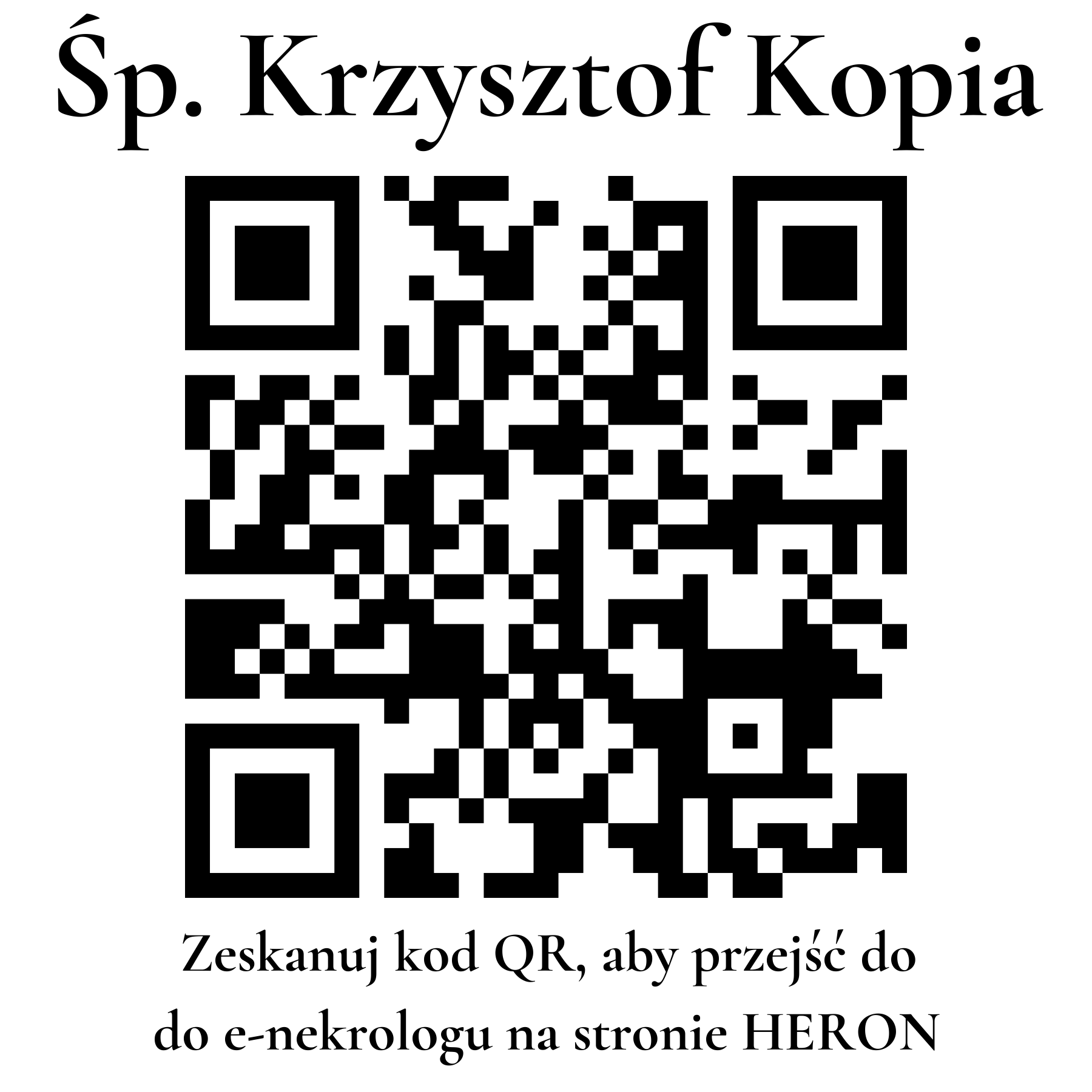 Kod QR do nekrologu Krzysztof Kopia Kod QR do nekrologu Krzysztof Kopia